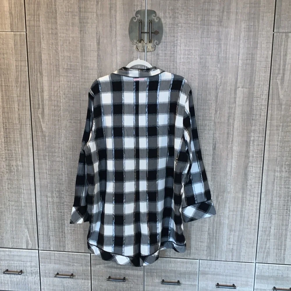 Victoria’s‎ Secret Plaid Romper Pajamas.